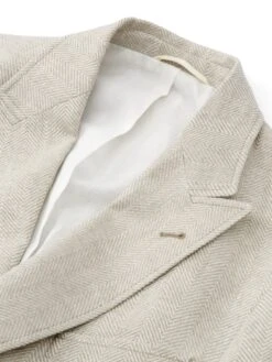 Double-Breasted Jacket Davidson Sand -Mizuno Men Clothing Shop FlatOSMJ289aDoubleBreastedJacketDAV01SANDavidsonSand1