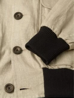 Linfield Bomber Jacket Coney Sand 11 Linfield Bomber Jacket Coney Sand -Mizuno Men Clothing Shop FlatOSMJ325cLinfieldBomberJacketCON01SANConeySand2