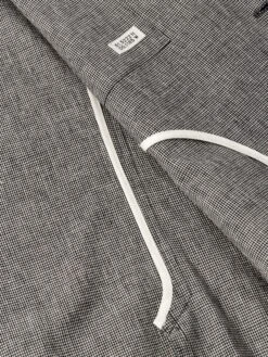 Mansfield Jacket Rackfield Black/White -Mizuno Men Clothing Shop FlatOSMJ352MansfieldJacketRAC01BLWRackfieldBlackWhite3