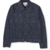 Norton Jacket Burnham Denim Indigo Blue -Mizuno Men Clothing Shop FlatOSMJ364NortonJacketBUR01INBBurnhamIndigoBlue