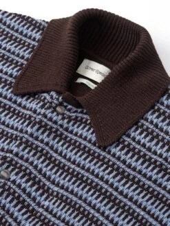 Roxwell Knitted Jacket Riverton Brown -Mizuno Men Clothing Shop FlatOSMK619aRoxwellKnittedJacketRIV01BRORivertonBrown1