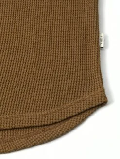 Austell Short Sleeve Polo Shirt Barton Tobacco Brown -Mizuno Men Clothing Shop FlatOSMK741AustellPoloShirtBAR01TOBBartonTobaccoBrown2