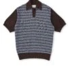 Short Sleeve Penhale Polo Shirt Riverton Brown 2 Short Sleeve Penhale Polo Shirt Riverton Brown -Mizuno Men Clothing Shop FlatOSMK747ShortSleevePoloShirtRIV01BRORivertonBrown