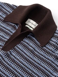 Short Sleeve Penhale Polo Shirt Riverton Brown -Mizuno Men Clothing Shop FlatOSMK747ShortSleevePoloShirtRIV01BRORivertonBrown1