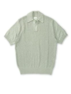 Short Sleeve Penhale Polo Shirt Tamar Pale Green