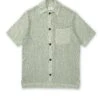 Short Sleeve Mawes Knitted Shirt Tamar Pale Green -Mizuno Men Clothing Shop FlatOSMK748ShortSleeveMawesShirtTAM01PAGTamarPaleGreen