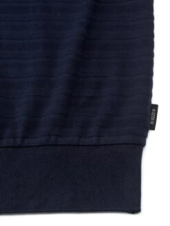 Glendale Polo Shirt Dornie Navy -Mizuno Men Clothing Shop FlatOSMK753GlendalePoloShirtDOR01NAVDornieNavy2