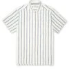 Riviera Short Sleeve Shirt Rickman White/Blue