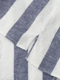 Havana Short Sleeve Shirt Mortimer Blue/White -Mizuno Men Clothing Shop FlatOSMS156cHavanaShortSleeveShirtMOR01BLWMortimerBlueWhite2