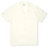 Havana Short Sleeve Shirt Yardley Cream -Mizuno Men Clothing Shop FlatOSMS156cHavanaShortSleeveShirtYAR01CREYardleyCream