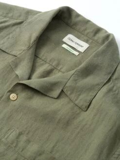 Havana Short Sleeve Shirt Coney Green -Mizuno Men Clothing Shop FlatOSMS156eHavanaShortSleeveShirtCON01GRNConeyGreen1