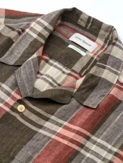 Havana Short Sleeve Shirt Northfield Black -Mizuno Men Clothing Shop FlatOSMS156eHavanaShortSleeveShirtNOR01BLKNorthfieldBlack4