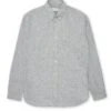 Brook Shirt Campbell Grey 1 Brook Shirt Campbell Grey -Mizuno Men Clothing Shop FlatOSMS162BrookShirtCAM01GRYCampbellGrey