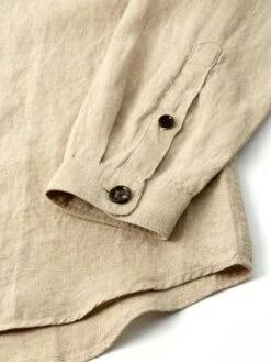 Treviscoe Shirt Coney Sand -Mizuno Men Clothing Shop FlatOSMS171aTreviscoeShirtCON01SANConeySand2