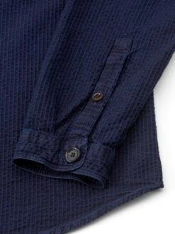 Treviscoe Shirt Waterford Indigo -Mizuno Men Clothing Shop FlatOSMS171aTreviscoeShirtWAT01INDWaterfordIndigo52