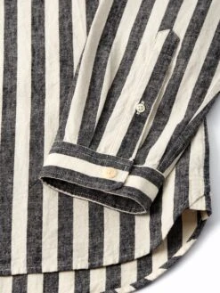 New York Special Shirt Elgar Black/White -Mizuno Men Clothing Shop FlatOSMS200dNewYorkSpecialShirtELG01BLWElgarBlackWhite2