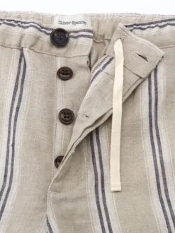 Osborne Drawstring Shorts Loughlin Sand -Mizuno Men Clothing Shop FlatOSMT64OsborneShortsLOU01SANLoughlinSand2