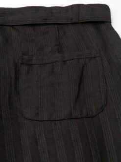 Belted Trousers Arnold Black -Mizuno Men Clothing Shop FlatOSMT66aBeltedTrousersARN01BLKArnoldBlack3