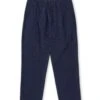 Morton Pleated Trousers Faye Indigo Blue -Mizuno Men Clothing Shop FlatOSMT68MortonTrousersFAY01INBFayeIndigoBlue