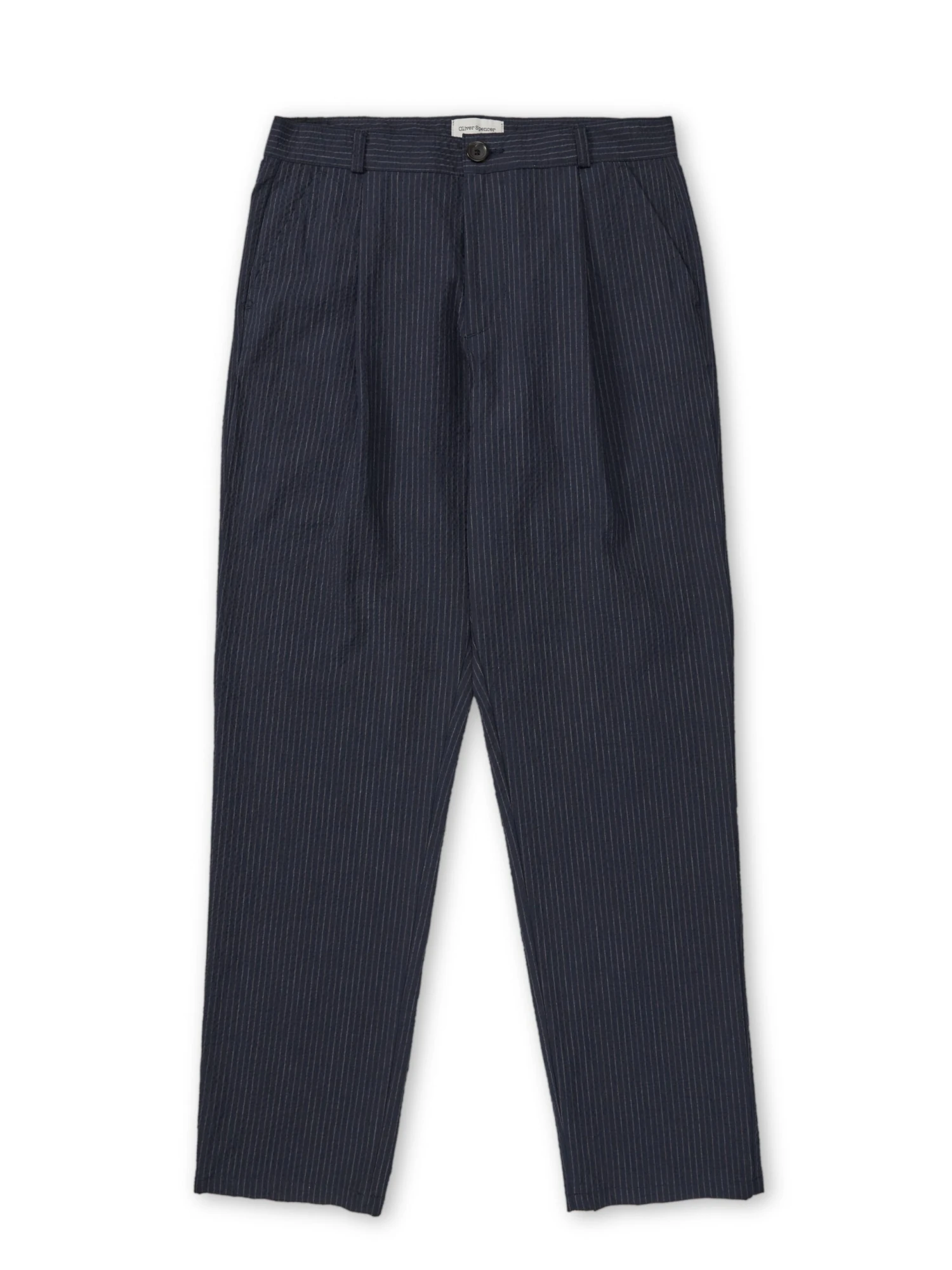 Morton Pleated Trousers Granville Navy 3 Morton Pleated Trousers Granville Navy