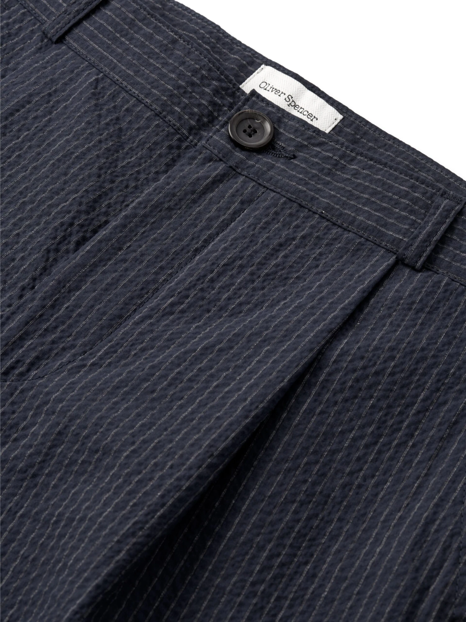 Morton Pleated Trousers Granville Navy 5 Morton Pleated Trousers Granville Navy - Image 3