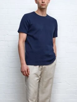 Heavy T-Shirt Tavistock Navy -Mizuno Men Clothing Shop HEAVYT SHIRTTAVISTOCKNAVY10copy