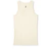 Hemen Biarritz Gari Cream Organic Cotton Vest -Mizuno Men Clothing Shop HemenMarcelGariStone