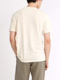 Conduit T-Shirt Dornie Cream 13 Conduit T-Shirt Dornie Cream -Mizuno Men Clothing Shop ModelOSM580ConduitTShirtDOR01CREDornieCream24copy