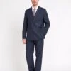 Navy Dillard Double-Breasted Suit -Mizuno Men Clothing Shop ModelOSMJ289aDoubleBreastedJacketDIL01NAVDillardNavy6 b5c4b75a 94ef 4c79 bb9b b3b9dc28021c