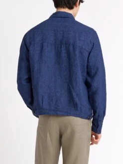 Milford Jacket Dubrow Navy -Mizuno Men Clothing Shop ModelOSMJ351aMilfordJacketDUB01NAVDubrowNavy41copy