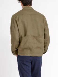 Hythe Jacket Padworth Green -Mizuno Men Clothing Shop ModelOSMJ362HytheJacketPAD01GRNPadworthGreen12copy