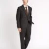 Black Arnold Wyndhams Suit -Mizuno Men Clothing Shop ModelOSMJ363WyndhamsJacketARN01BLKArnoldBlack1