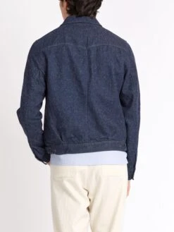 Norton Jacket Burnham Denim Indigo Blue -Mizuno Men Clothing Shop ModelOSMJ364NortonJacketBUR01INBBurnhamIndigoBlue28copy Softness