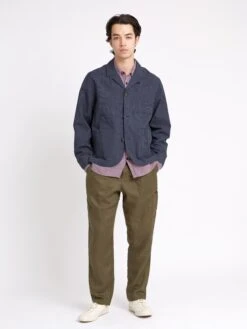 Bradwell Jacket Granville Navy -Mizuno Men Clothing Shop ModelOSMJ365BradwellJacketGRA01NAVGranvilleNavy2 Softness