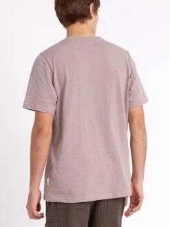 Conduit T-Shirt Hawley Mauve -Mizuno Men Clothing Shop ModelOSMK580ConduitTShirtHAW01MAUHawleyMauve11copy Softness