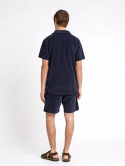 Weston Jersey Shorts Willow Navy -Mizuno Men Clothing Shop ModelOSMK627WestonJerseyShortsWIL01NAVWillowNavy1 Softness