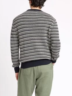 Blenheim Jumper Riverton Navy 13 Blenheim Jumper Riverton Navy -Mizuno Men Clothing Shop ModelOSMK637dBlenheimJumperRIV01NAVRivertonNavy23copy Softness