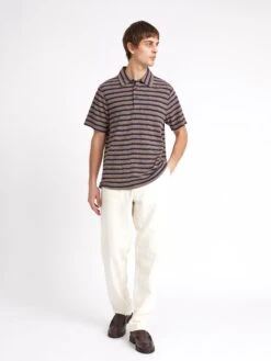 Tabley Polo Shirt Braemar Mauve -Mizuno Men Clothing Shop ModelOSMK689cTableyPoloShirtBRA01MAUBraemarMauve7 Softness