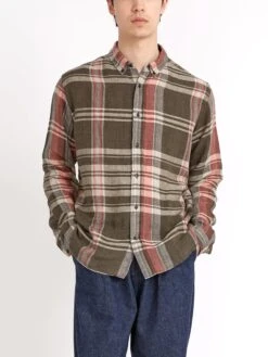 Brook Shirt Northfield Black -Mizuno Men Clothing Shop ModelOSMS162BrookShirtNOR01BLKNorthfieldBlack45copy