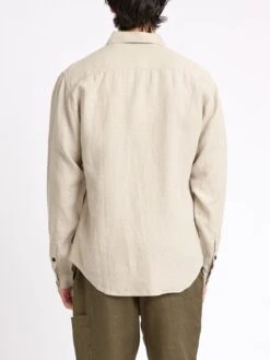 Treviscoe Shirt Coney Sand -Mizuno Men Clothing Shop ModelOSMS171aTreviscoeShirtCON01SANConeySand6copy Softness