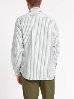 New York Special Shirt Fly Sage/Charcoal 12 New York Special Shirt Fly Sage/Charcoal -Mizuno Men Clothing Shop ModelOSMS200dNewYorkSpecialShirtFLY01SACFlySageCharcoal3copy Softness