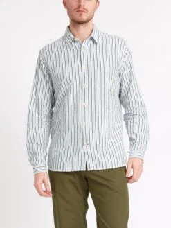 New York Special Shirt Fly Sage/Charcoal 13 New York Special Shirt Fly Sage/Charcoal -Mizuno Men Clothing Shop ModelOSMS200dNewYorkSpecialShirtFLY01SACFlySageCharcoalcopy Softness