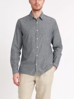 New York Special Shirt Lea Navy -Mizuno Men Clothing Shop ModelOSMS200dNewYorkSpecialShirtLEA01NAVLeaNavycopy Softness