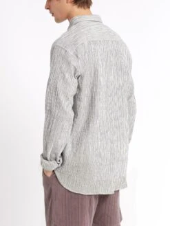 Clerkenwell Tab Shirt Gorwell Navy/White -Mizuno Men Clothing Shop ModelOSMS66aClerkenwellTabShirtGOR01NAWGorwellNavyWhite16copy Softness