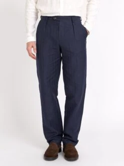 Claremont Trousers Dillard Navy 16 Claremont Trousers Dillard Navy -Mizuno Men Clothing Shop ModelOSMST61aClaremontTrousersDIL01NAVDillardNavy17copy