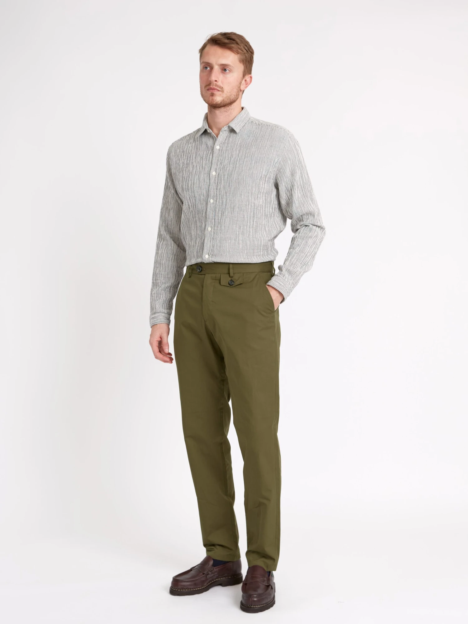 Fishtail Trousers Ashdown Green 4 Fishtail Trousers Ashdown Green - Image 2