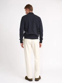 Drawstring Trousers Cairnes Ecru 12 Drawstring Trousers Cairnes Ecru -Mizuno Men Clothing Shop ModelOSMT48cDrawstringTrousersCAI01ECRCairnesEcru6 Softness