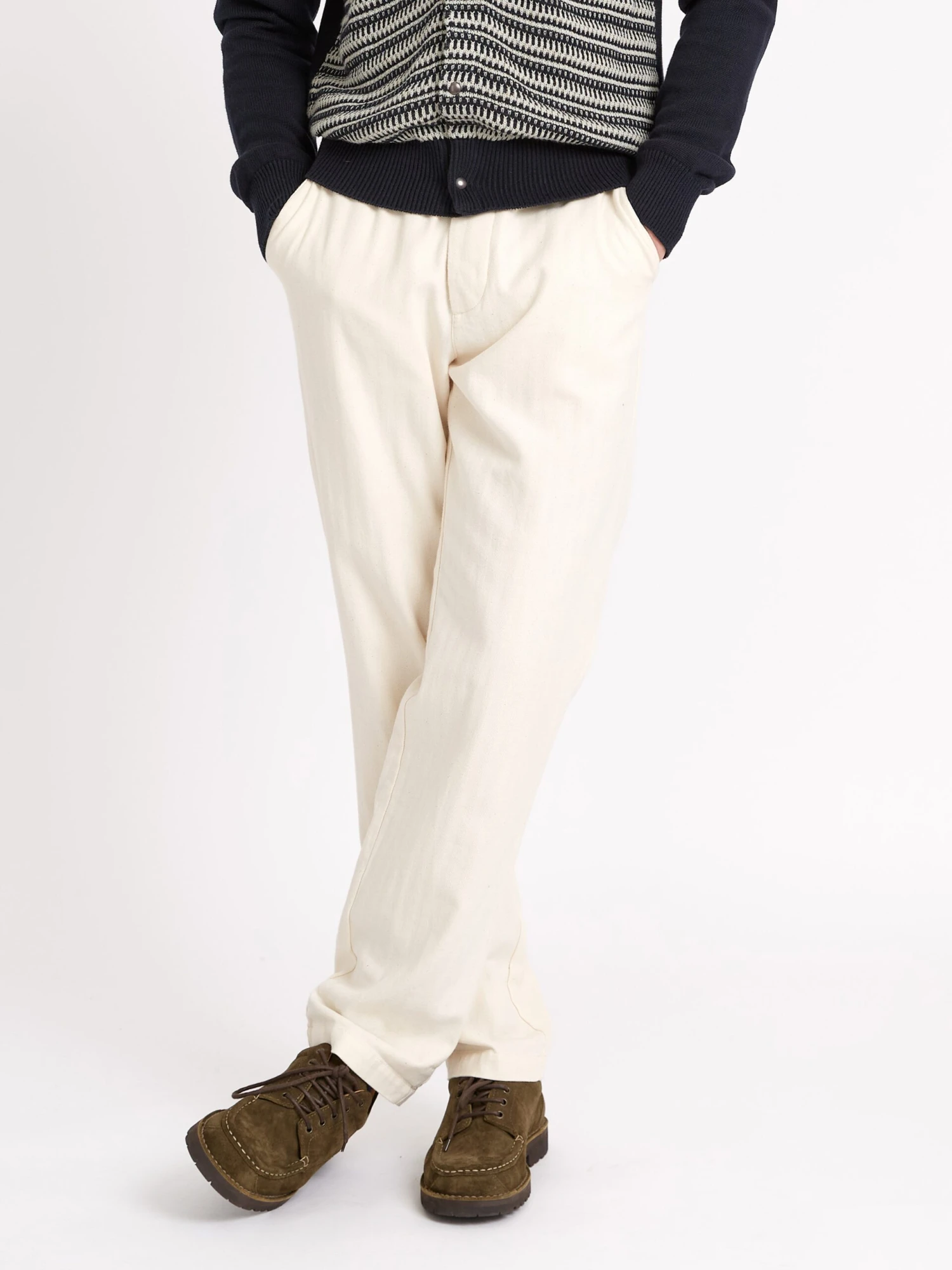 Drawstring Trousers Cairnes Ecru 9 Drawstring Trousers Cairnes Ecru - Image 7