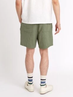 Osborne Drawstring Shorts Coney Green -Mizuno Men Clothing Shop ModelOSMT64DrawstringShortsCON01GRNConeyGreen2copy