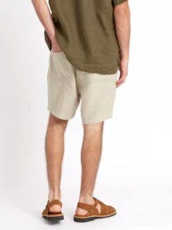 Osborne Drawstring Shorts Coney Sand -Mizuno Men Clothing Shop ModelOSMT64DrawstringShortsCON01SANConeySand5copy Softness